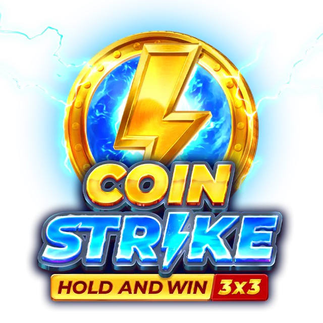 Coin Strike: Hold and Win slot logo by Playson at Efbet Casino