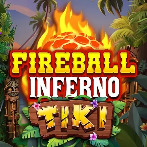Fireball Inferno Tiki logo by NetEnt at Efbet Casino